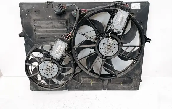 Audi Q7 4L Radiator cooling fan shroud 7L0121203H 0130307091 1137328535