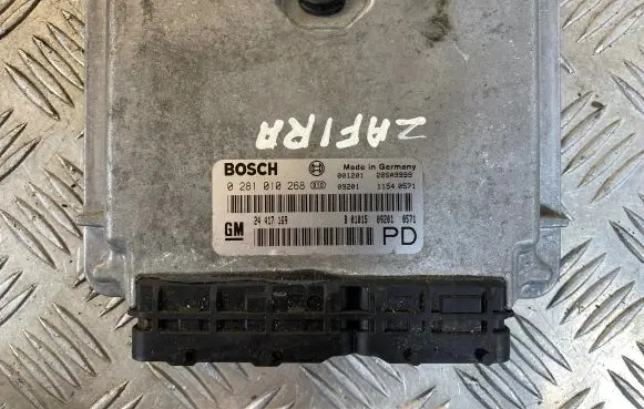 Opel Zafira A Engine control unit/module 24417169 28SA9999 0281010268