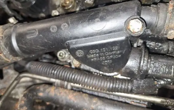 Volkswagen PASSAT B6 Engine coolant pipe/hose 03g121132