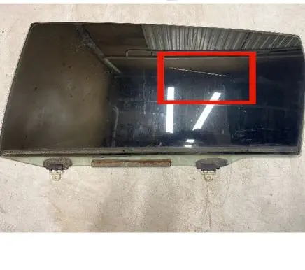 Toyota Corolla Verso AR10 Front door window glass four-door 43R00097