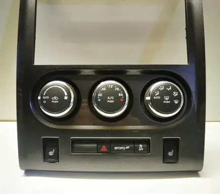Dodge Challenger Climate control/heater control trim P55111463AE 117500AB 68092222AA