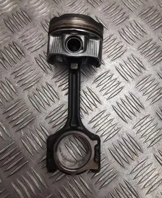 Piston with connecting rod