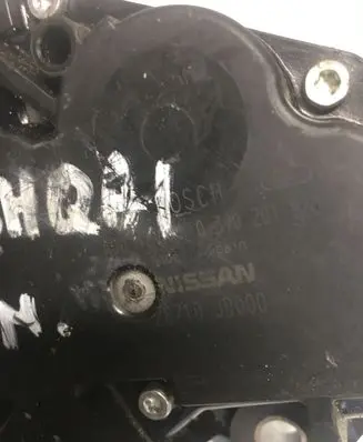Nissan Qashqai Rear window wiper motor 28710JD000