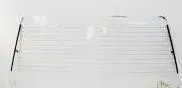 Audi 80 90 B2 Rear windscreen/windshield window 811845501