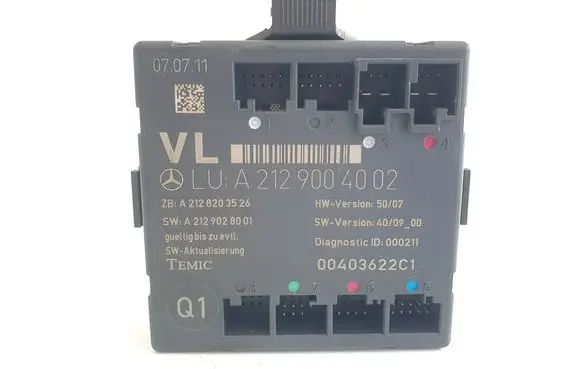 Mercedes-Benz E W212 Door control unit/module A2129004002