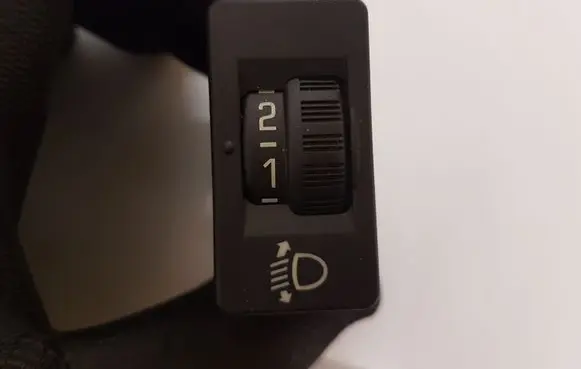 Peugeot 807 Headlight level height control switch 96366692XT