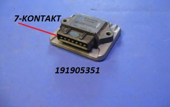 Volkswagen PASSAT B3 Ignition amplifier control unit 191905351