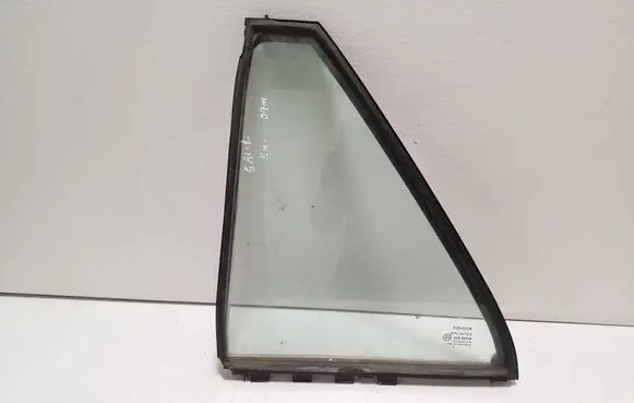 Rear vent window glass