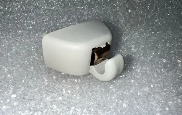 Sun visor clip/hook/bracket