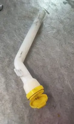 Renault Captur Window washer liquid tank fill tube 289150078R