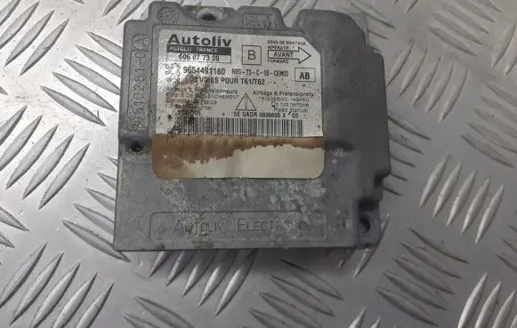 Peugeot 307 Airbag control unit/module 9654491180