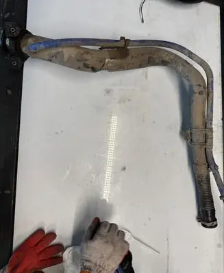 Peugeot Bipper Fuel tank filler neck pipe 289239832
