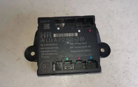 Mercedes-Benz E W212 Door control unit/module A2129004006 A2128208626 A2129029902