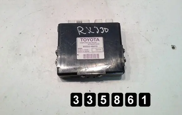 Lexus RX 330 - 350 - 400H Engine control unit/module 89222-48010