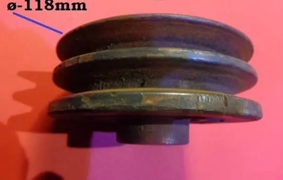 Ford Transit Crankshaft pulley 87BC1837724