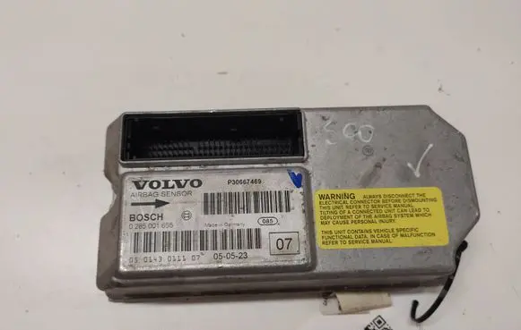 Volvo S60 Airbag control unit/module 0285001655 P30667469