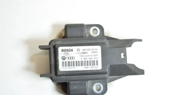 Audi A6 S6 C5 4B ESP acceleration yaw rate sensor 4B0907637A