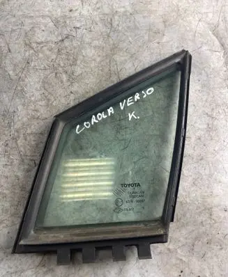 Toyota Corolla Verso AR10 Front door vent window glass four-door 