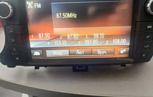 Toyota Yaris Radio/CD/DVD/GPS head unit 861400D100