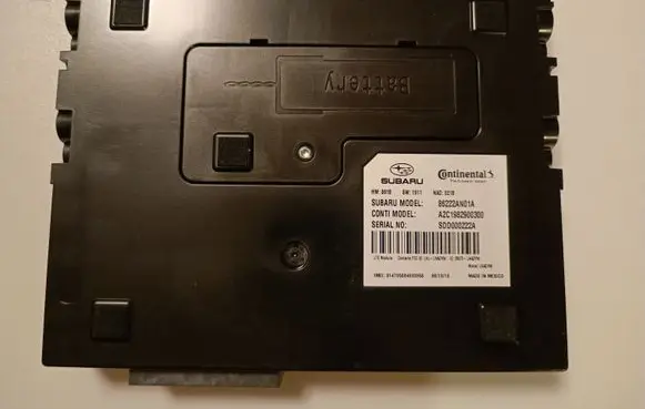 Subaru Outback (BT) Other control units/modules 86229AN01A 86222AN01A