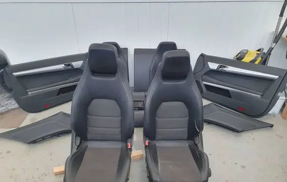 Mercedes-Benz E C207 W207 Seat and door cards trim set 