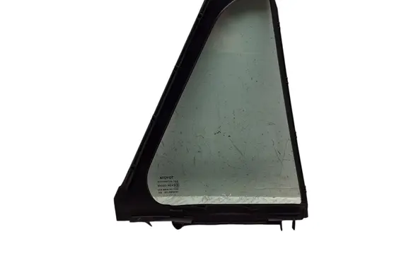 Rear vent window glass
