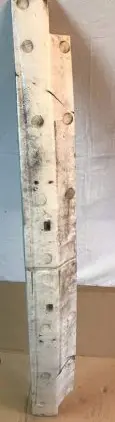 Front bumper foam support bar