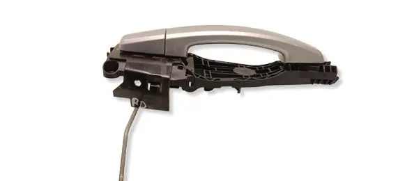Opel Astra J Front door exterior handle 14096401