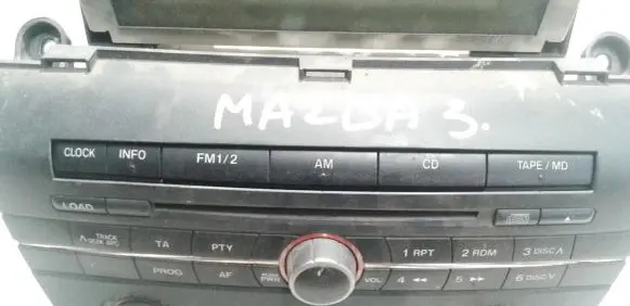Mazda 3 I Radio/CD/DVD/GPS head unit 14789900 BP4M669S0A