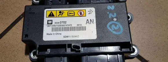 Chevrolet Captiva Airbag control unit/module 95460702 SDM111204C