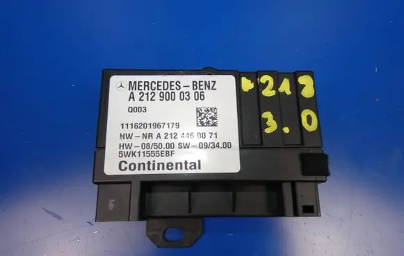 Mercedes-Benz CLS C218 X218 Fuel injection pump control unit/module A2129000306 5WK11555EBF 1116201967179