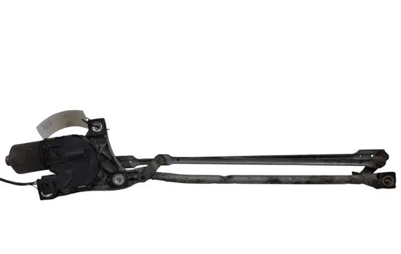 Front wiper linkage and motor