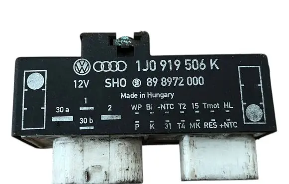 Skoda Fabia Mk1 (6Y) Coolant fan relay 1J0919506K 898972000