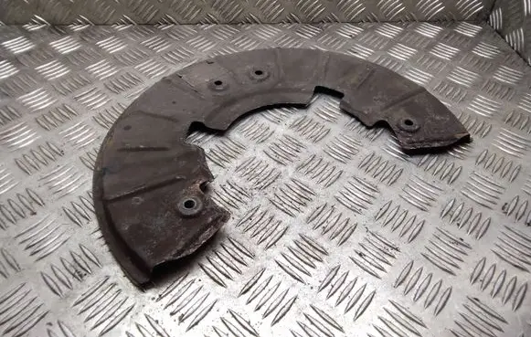 Volkswagen Touareg I Front brake disc dust cover plate 