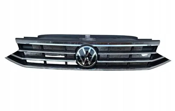 Volkswagen PASSAT B8 Front bumper upper radiator grill 3G0853651DJ