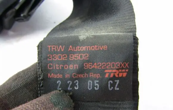 Citroen C2 Rear seatbelt 96422203XX