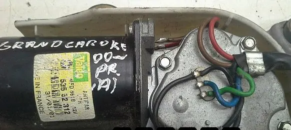 Jeep Cherokee Rear window wiper motor 53552312