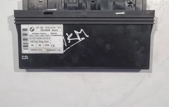 BMW 5 E60 E61 Comfort/convenience module 175750324 5WK49111A 9151516