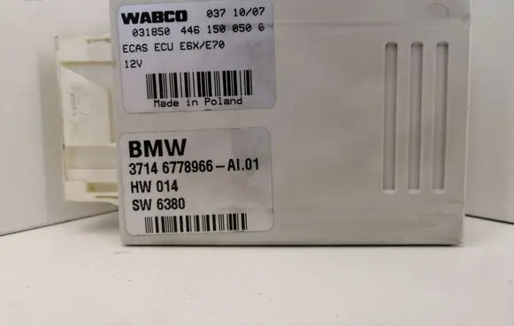 BMW X5 E70 Airbag control unit/module 6778966 37146778966AL01 031850