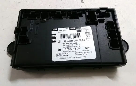 Mercedes-Benz S W221 Door control unit/module A2219006604 1009931300