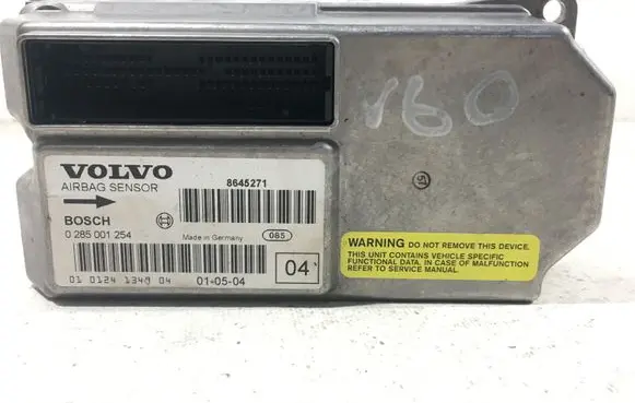 Volvo S60 Airbag control unit/module 0285001254 8645271 010124134904