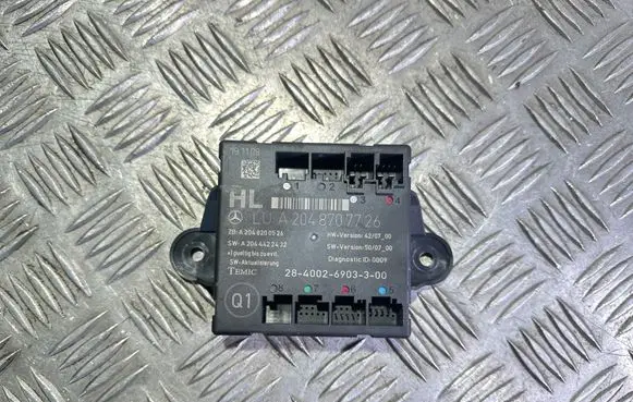 Mercedes-Benz C W204 Door control unit/module A2048707726