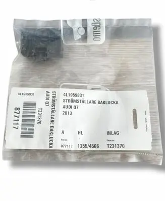 Audi Q7 4L Tailgate opening switch 4L1959831