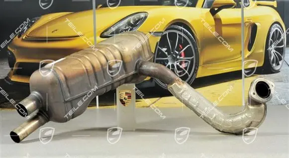 Porsche Boxster 981 Middle muffler/silencer 98111122202
