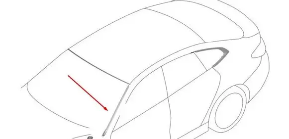 BMW 4 G22 G23 G24 G26 Windshield trim 51137933087
