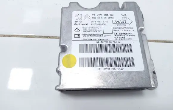Peugeot 508 Airbag control unit/module 9677910680