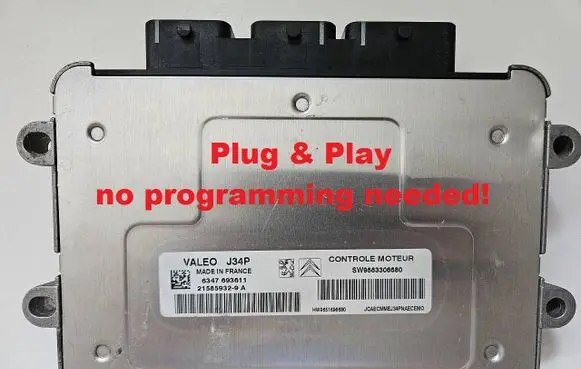 Peugeot 1007 Engine control unit/module 9663306680 9651696680 SW9663306680