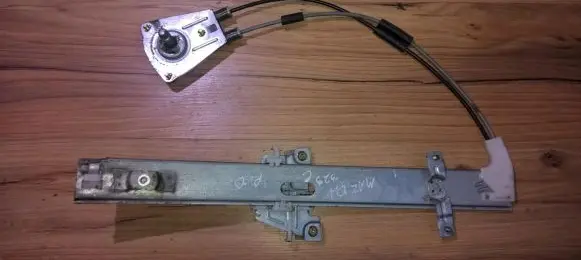 Mazda 323 Sliding door window regulator with motor