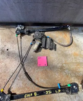 Volkswagen Golf III Sliding door window regulator with motor 1H0837401F