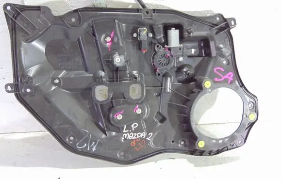 Mazda 2 Rear door window regulator with motor D6515997XB